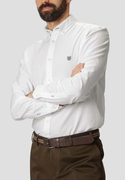 Hovedbilde Hvit Oxfordskjorte